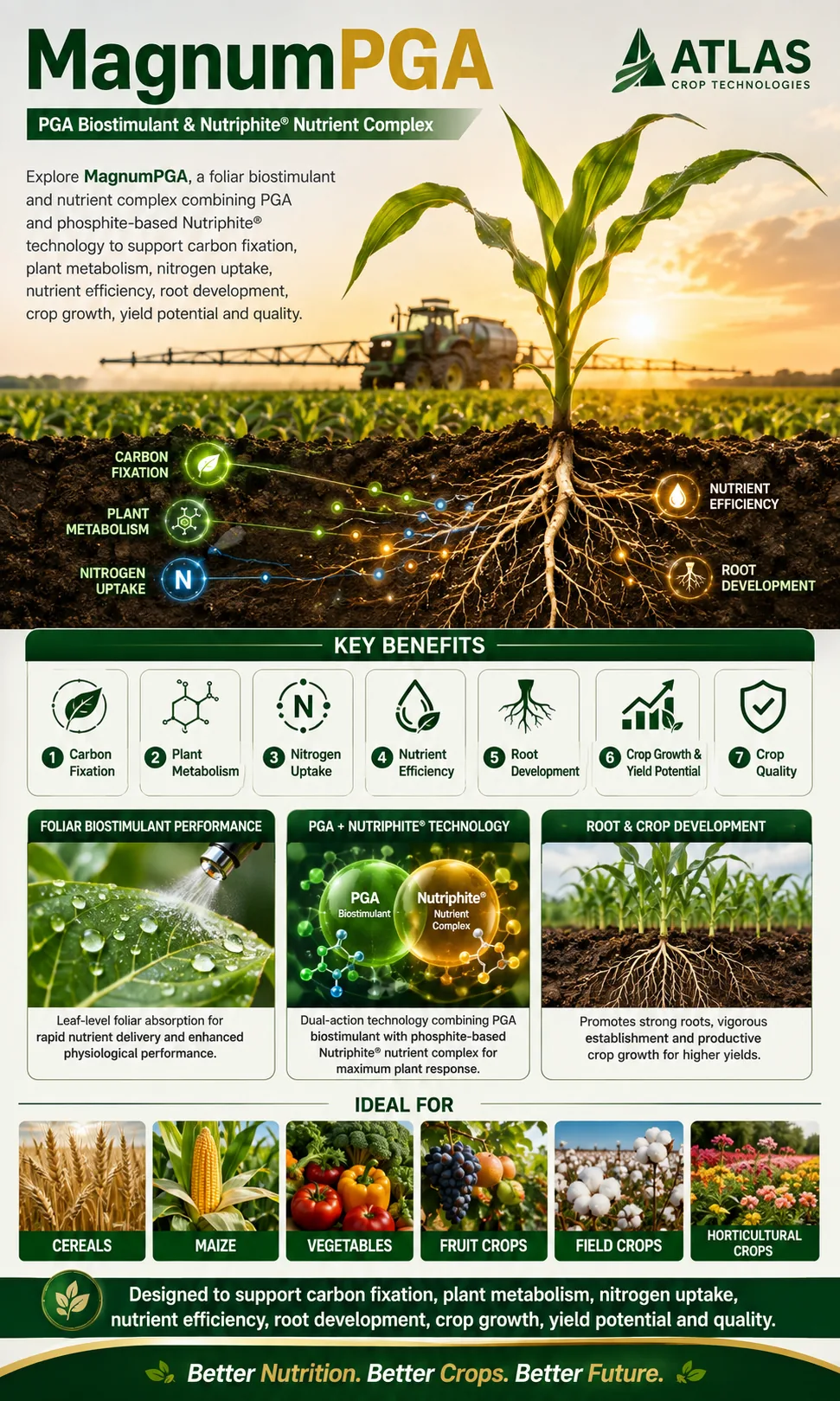 MagnumPGA foliar PGA biostimulant and nutrient complex